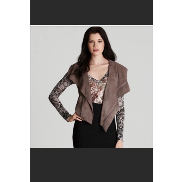 BCBG Fabian Faux Suede Vest - Picture 6 of 7